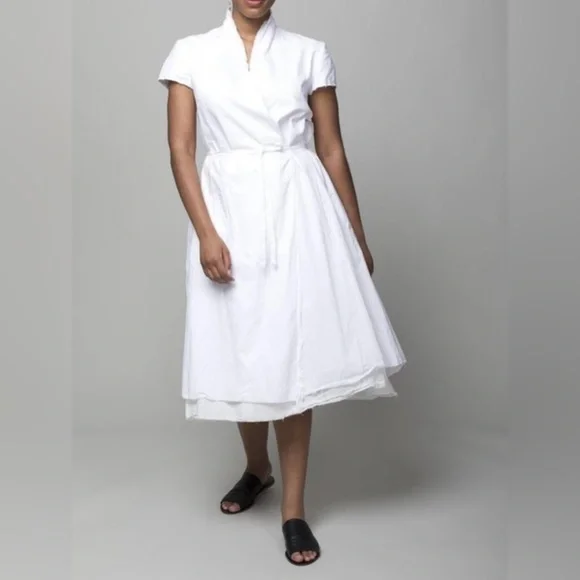 H+ Hannoh Wessel White Midi Dress - Picture 2 of 2